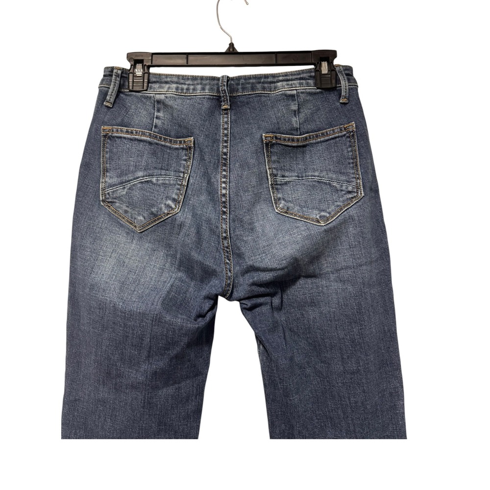 Driftwood Classic Fit Sailor Button Flare Jeans Dark Wash Women's 27 - Picture 6 of 12